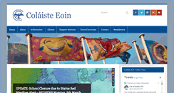 Desktop Screenshot of colaisteeoin.ie